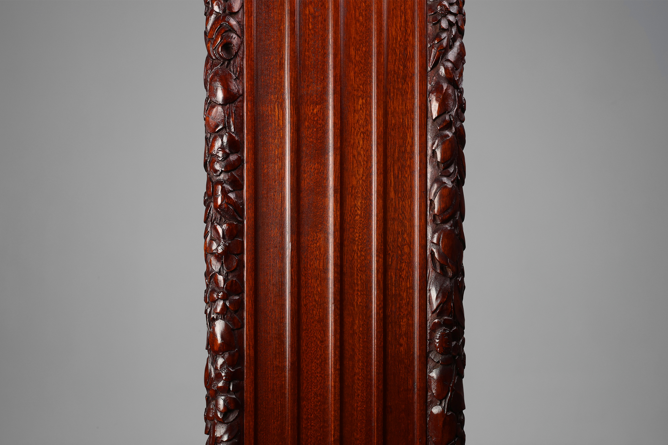 French Art Deco square Oak Pedestal, circa 1915thumbnail